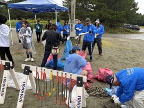 小松海岸ボランティア清掃活動